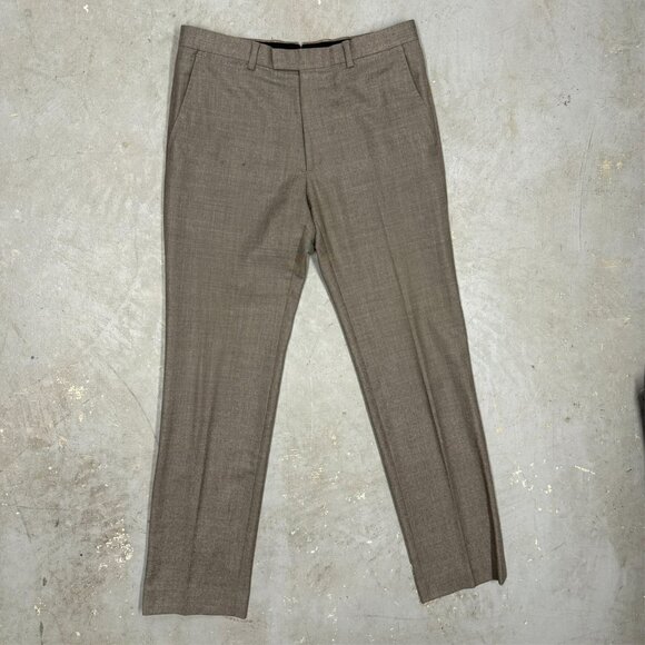 Banana Republic Suit Vitale Barberis Canonico 120s Flannel Wool 2pc 38R 32x31 - Picture 14 of 16